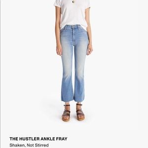 MOTHER The Hustler Ankle Fray Jeans, Size 26